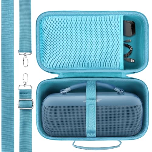 Lebakort Hard Case Compatible with Bose SoundLink Max Portable Speaker, Stone Blue Case - color: Stone Blue Case