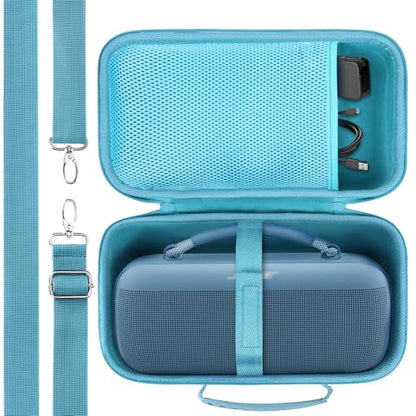 Lebakort Hard Case Compatible with Bose SoundLink Max Portable Speaker, Stone Blue Case - color: Stone Blue Case