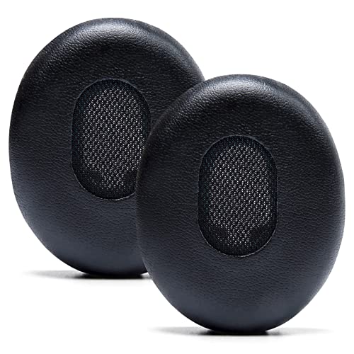 WC PadZ QC3 - Replacement Ear Cushions for Bose QuietComfort 3 | Made by Wicked Cushions | Extra Durable Leather, Softer Memory Foam, Added Thickness | Black