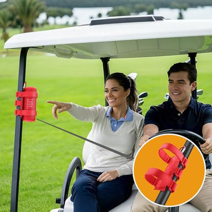 khanka Adjustable Speaker Mount for Bike/Boat/Golf Cart,Black | Adjustable Speaker Strap Holder for Most Bluetooth Speakers, Fits 1.5 to 2.0 Inch Bars, Non-Slip Outdoor Speaker Attachment - color: black