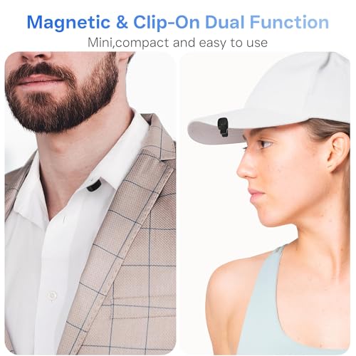 Wireless Lavalier Microphone Noise Cancelling for Android iPhone 15H Battery Life with Charging Case Lapel Micphone Wireless for Video Recording Podcast - size: USB-C&lightning