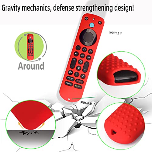 Silicone Cover for Voice Remote Pro 2022, Silicone Case Cover for Voice Remote Pro 2022 with Lanyard (Mint) - color: Mint