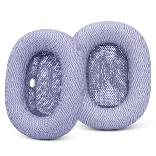 GEVO Upgraded Ear Cushions Replacement Earpads for AirPods Max 1 & 2 Headphones, Protein Leather Ear Pads Cover with Memory Foam and Magnet for AirPods Max 1 & 2 (Purple) - color: Purple