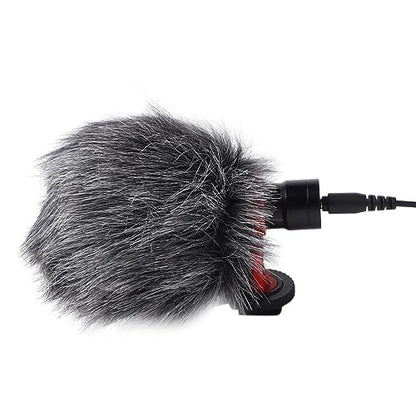 YOUTHINK Directional Microphone,Noise Reduction Portable Video Condenser Mic for Smartphone, Compact SLR Camera Pickup