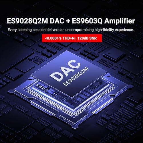 MECHEN AP10 USB DAC 동글 3.5mm/4.4mm HiFi Amp 밸런스 블랙 | ES9028Q2M+ES9603Q 칩셋, PCM384K/DSD256, 4.4mm 밸런스 522mW@32Ω, 3.5mm SE 111mW, SNR 120dB, 아이폰/안드로이드용 USB-C