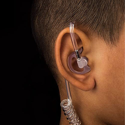 Replacement Earmold Earpiece Earbud Earplug Ear Mold for Walkie Talkie Acoustic Tube Earpiece,Soft Silicone Earmould Replacement Earpiece Insert for Two Way Radio Air Acoustic Headset (Pair of 4) - color: 4 pair(1 Larger+2 Medium+1 Small)