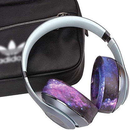 Replacement Ear Pads Cushions for Beats Studio 2 & Studio 3 Wired & Wireless Headphones, Earpads with Soft Protein Leather, Noise Isolation Memory Foam, Added Thickness - Galaxy - color: Galaxy