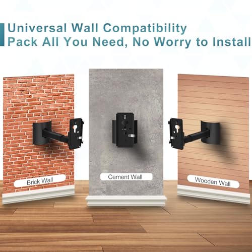 Yimaut 2 Pack Ceiling/Wall Mount Bracket for Bose Cube Speaker, for UB-20, UB20 Series II, WB-50 II, Lifestyle 600, V35, V25, V10, T20, V20, V30, CineMate 520, CM520, Acoustimass Series Black - color: Black