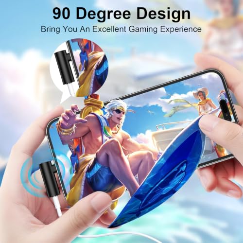 2Pack [Apple MFi Certified] Lightning to 3.5 mm Headphone Adapter Compatible with iPhone 14 13 12 11 Pro XR XS Max X 8 7 6s,iPhone Headphones Jack Adapter Aux to Lightning Cable Dongle Audio Converter - color: Black