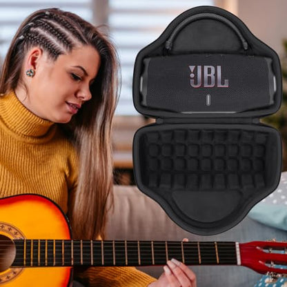 Aenllosi Hard Case for JBL Charge 6 Speaker, Black | EVA case construction, Water-resistant design, Dust-resistant design, Protective case only - color: Black