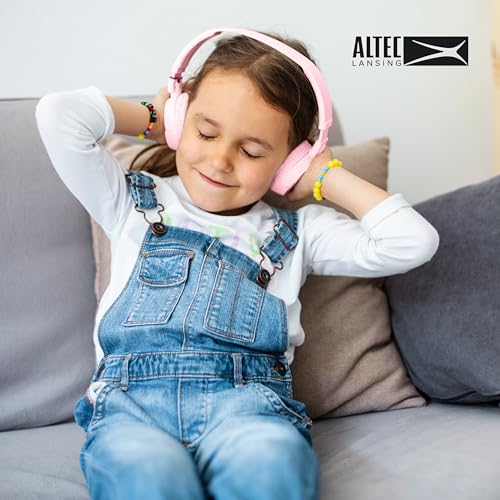 Altec Lansing - Kids Bluetooth Headphones, Wireless Over Ear - color: Pink