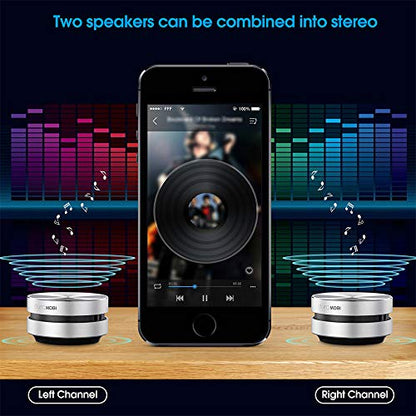 Wirelessly BT Mini Speaker Bone Conduction Wireless, Stereo Bass Sound Creative Portable Speaker Mini Size Music Player Built-in Mic Sound Box for Home,Outdoor,Travel - size: 1 pack
