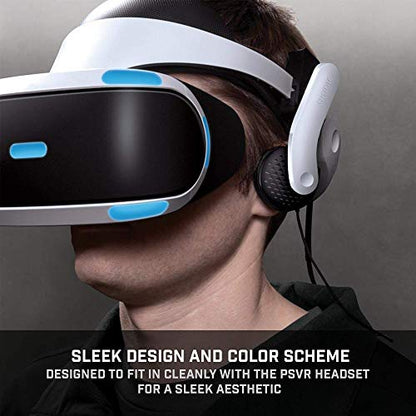 Bionik Mantis Attachable VR Headphones: Compatible with PlayStation VR, Adjustable Design, Connects Directly to PSVR, Hi-Fi Sound, Sleek Design, Easy Installation - color: Black