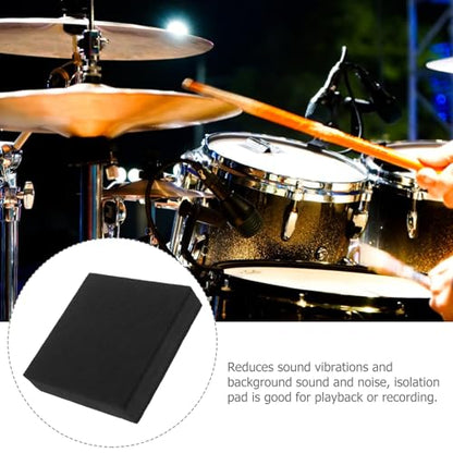 2pcs Subwoofer Insulation Cushion,mousse,soundproofing And Noise Damping Cushion for Studio Monitor Isolation, Non-slip