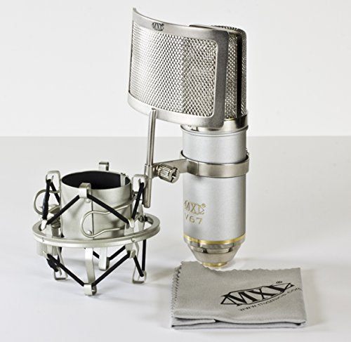 MXL V67G HE Heritage Edition FET Designed Condenser Microphone | Solid-state Mic That Breathes Warmth into Vocals - style: MXL V67G HE
