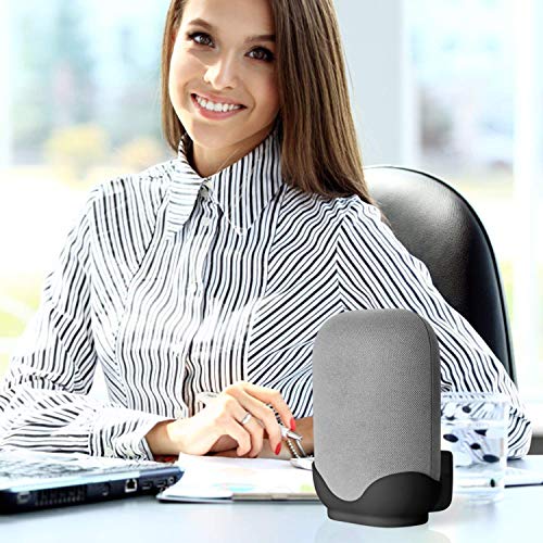 LeongLzt Ouligei Google Nest Audio Speaker Wall Mount/Bracket, in-Built Cable Management System & Easy Installation Speaker Holder Shelf Stand - Elegant & Durable Space Saving Accessory - color: BLACK