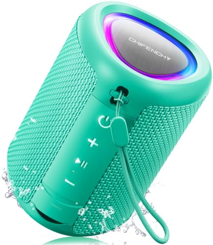 Portable Bluetooth Speaker Beach Essentials: Powerful Crystal Clear Sound/Dynamic Light/IPX5 Waterproof/All Day Playtime/Wireless BT 5.3/TWS Paring, Dad Gifts, Outdoor|Travel|Camping|Pool Accessories | Powerful HD Sound,Dynamic Light,All Day Playtime,Wire
