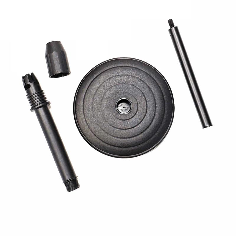 Desktop Microphone Stand Replacement Weighted Metal Adjustable Table Mic Stand with 1/4 inch threaded Screw Connector for Desk Mic Stands Microphone Clip Holder Mic Clips Phone Holder Bracket