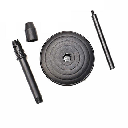 Desktop Microphone Stand Replacement Weighted Metal Adjustable Table Mic Stand with 1/4 inch threaded Screw Connector for Desk Mic Stands Microphone Clip Holder Mic Clips Phone Holder Bracket