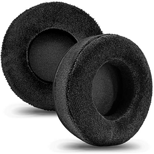 TRANSTEK Earpads Compatible with Virtuoso RGB Wireless SE Gaming Headset - Memory Foam Earcups - Velour Ear Cushions I Black