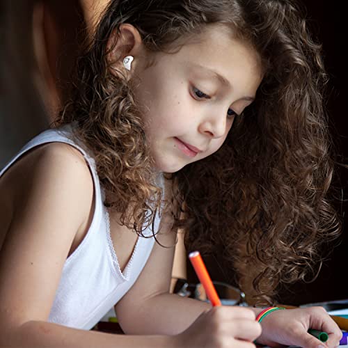 Kids Wireless Earbuds Cute Panda Bluetooth Earbuds with mic Charging Case 36H Playtime 3D Stereo Headphones IPX6 Waterproof Sport in-Ear Headphones for Kids Adult - color: K62-W