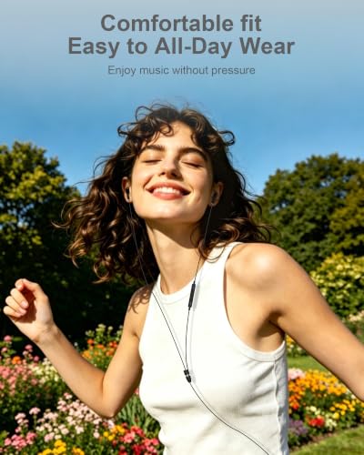 Samsung Earbuds Wired, 3.5mm Headphones with Mic, in-Ear Ear Buds for Apple | in-Ear Earphones Earpods for Galaxy S10 S9 S8 A14 A15, 3.5mm Headphones for iPhone/iPad/iPod/Android/Laptop/MP3/MP4/Switch - color: Black