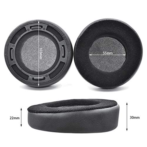 Defean Velvet Earpads for HIFIMAN SUNDARA, HE(560/500/6/5/3) Headphones | Also for HIFIMAN SUNDARA, HE560(HE560i)/HE500/HE400(SE/i/S)/HE350/HE300, HE6/HE5/HE3 Headphones