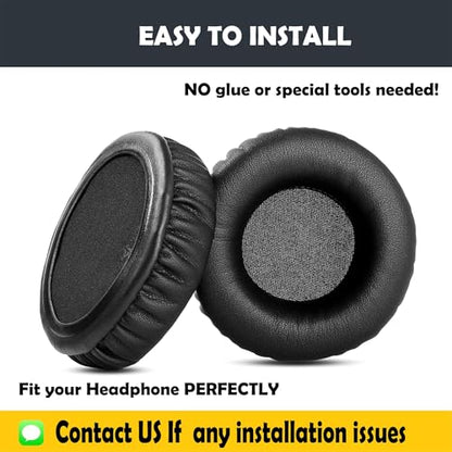 Turbine H+ Earpads Cushion Replacement for Bluedio Turbine H+ Headphone Ear Covers with Protein Leather and Memory Foam