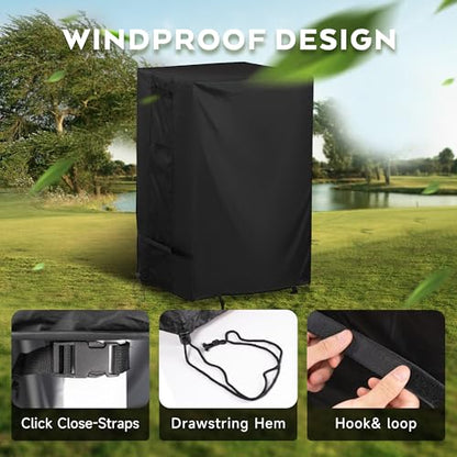 Griddle Cover for CharBroil Bistro Pro Electric Grill & Griddle 25302145/25302146, Outdoor Grill Cover for Charbroil Bistro Pro Gas Grill 25302161 - size: 33"L x 22"D x 37"H