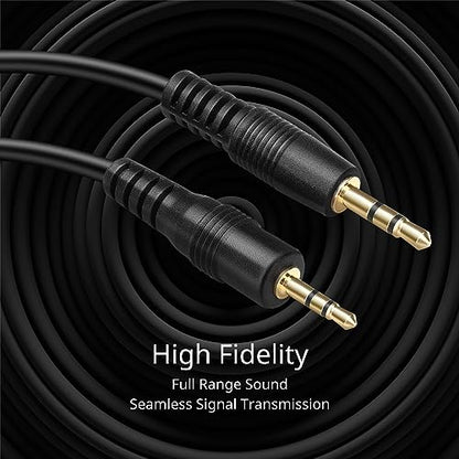 TNP 2.5mm to 3.5mm Adapter Cable, Male to Male Stereo AUX Cord, 3 FT | Bi-Directional Cable Connects 2.5mm and 3.5mm Stereo Ports; Gold-Plated Plugs and a Flexible Pvc Jacket - size: 3FT