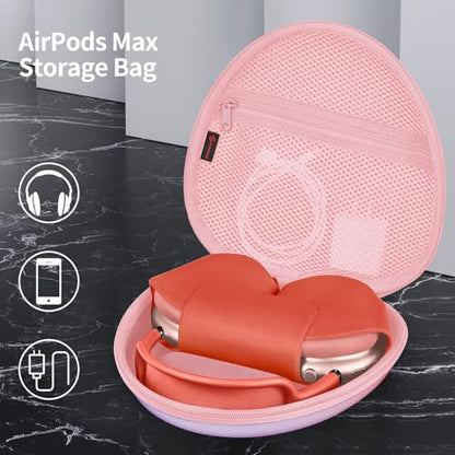 Fintie Hard Case for AirPods Max 2 (2026) and AirPods Max 1 (2024/2020) | Travel Carrying Storage Bag, Shockproof, Protective, Auto Wake/Sleep, Fantasy Ombre - color: fantasy ombre