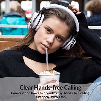 Million Sold 10 Years Classic E7 Active Noise Cancelling Headphones with Upgraded Noise Cancellation, Bluetooth Headphones Wireless with HD Sound Vivid Deep Bass, for Home Office Travel Gift Pcs - color: White, style: E7 Wireless Active Noise Cancelling H
