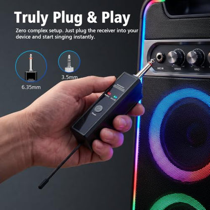 Universal Rechargeable Handheld Wireless Microphone