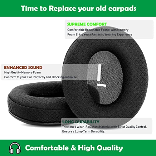 BT BH010 Headphone Earpads Replacement Compatible with Boltune BT-BH010 Headphone Ear Cushions with Breathable Fabric and Memory Foam