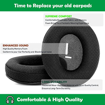 BT BH010 Headphone Earpads Replacement Compatible with Boltune BT-BH010 Headphone Ear Cushions with Breathable Fabric and Memory Foam