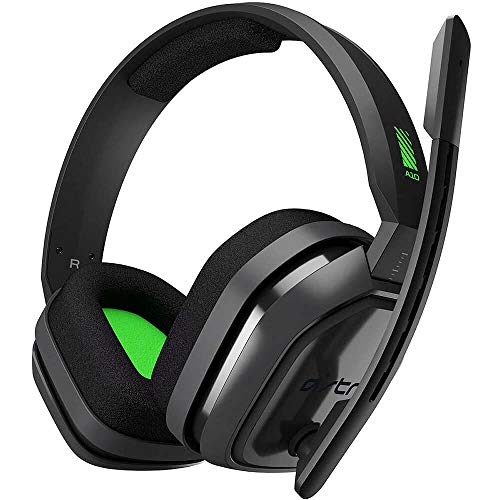 ASTRO Gaming A10 Wired Gaming Headset, Lightweight and Damage Resistant, ASTRO Audio, 3.5 mm Audio Jack, for Xbox Series X|S| One, PS5, PS4, Nintendo Switch, PC, Mac- Black/Green - color: Black