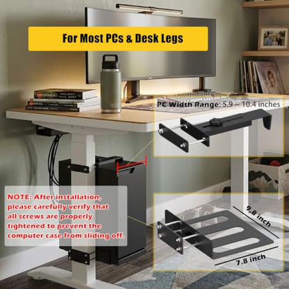 Universal Under Desk PC Mount for Standing Desk