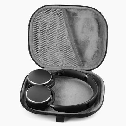 Linkidea Headphones Carrying Case Compatible with AKG Y500, Y50BT, Sony WH-CH520, Philips TAUH202BK Case, Protective Hard Shell Travel Bag with Cable, Charger Storage (Black)