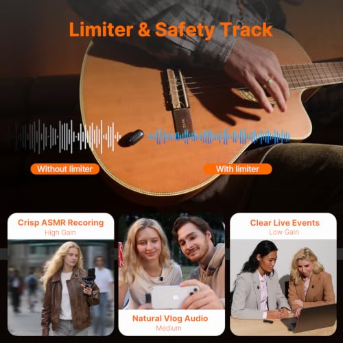 Saramonic Air SE Wireless Mini Microphone for iPhone 17/16/15 & Android, 48kHz/24-bit, AI Noise Cancellation, Clip on Content Creator Microphones for Interview YouTube TikTok Vlogging (2TX + USB-C RX)