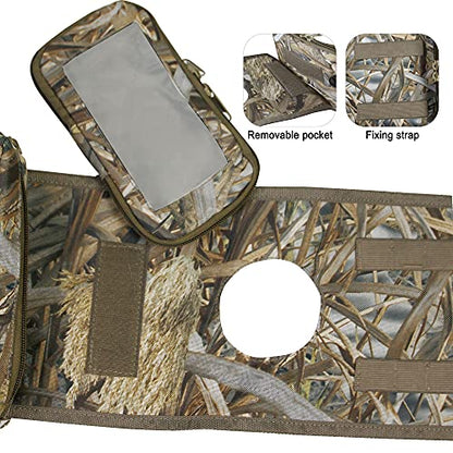 MYDAYS ATV Saddle Bag,Cargo Tank Phone Bag Storage Luggage for ATV UTV Snowmobile Motorcycle (Camo1) - color: Camo1