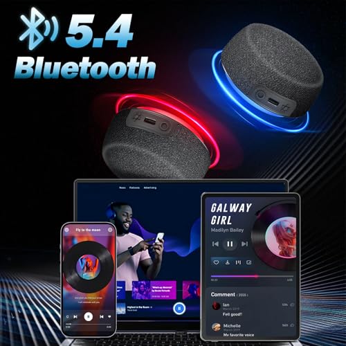 Bluetooth Speaker Set with Magnetic Base for Multi Room - color: Classic Black