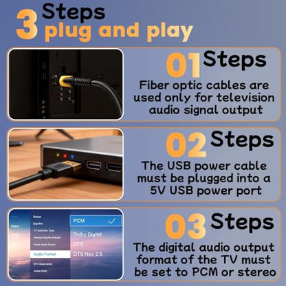 192KHz DAC Optical to 6.35mm Female TRS Converter,Optical Audio Cable to 1/4" Cable Adapter,Digital to Analog Audio Converter for HDTV DVD Set-top Boxes(O-ptical to 1/4") Aux Cable - 3.3FT - size: 3.3FT