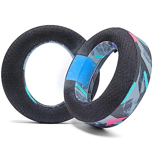 WC Freeze Pulse 3D - Cooling Gel Earpads for Sony PS5 Pulse 3D | Made by Wicked Cushions | Thicker Cushion & Wider Opening | 90's Black - color: 90's Black