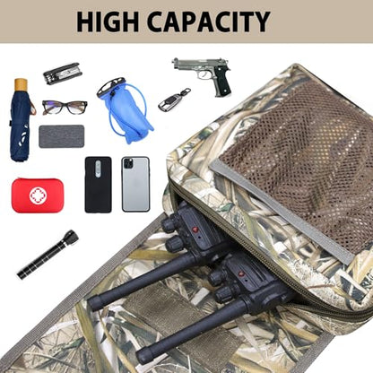 MYDAYS ATV Saddle Bag,Cargo Tank Storage Luggage for ATV UTV Snowmobile Motorcycle (Camo2) - color: Camo2