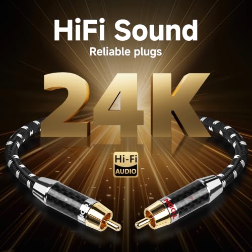 TODN Audiophile 3.5mm to RCA Audio Cable 9.8ft 99.9999% OCC HiFi Stereo - color: 3.5toRCA-Ultra, size: 9.8 ft