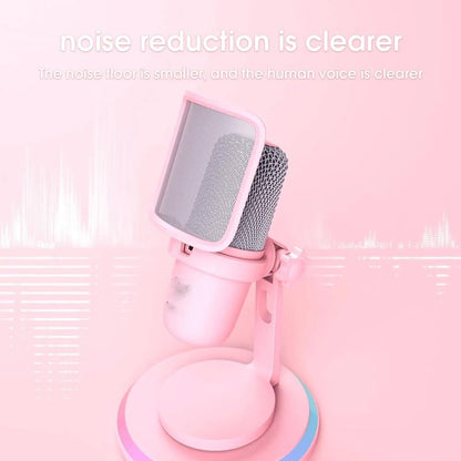 Microphone with Click Mute Button Desktop Mic Wired for PC Mixer Gaming MIC