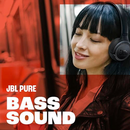 JBL Tune 530 Wired - Wired On-Ear Headphones - White | JBL Pure Bass Sound, Lightweight, comfortable, and foldable, Tangle-free flat cable, Hands-free calls - color: White