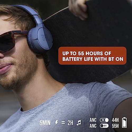 JBL Tune 660NC - Active Noise-Cancelling Headphones - Black | Active Noise Cancelling, JBL Pure Bass Sound, Up to 44 hours of battery life with ANC, Wireless Bluetooth Streaming - color: Black