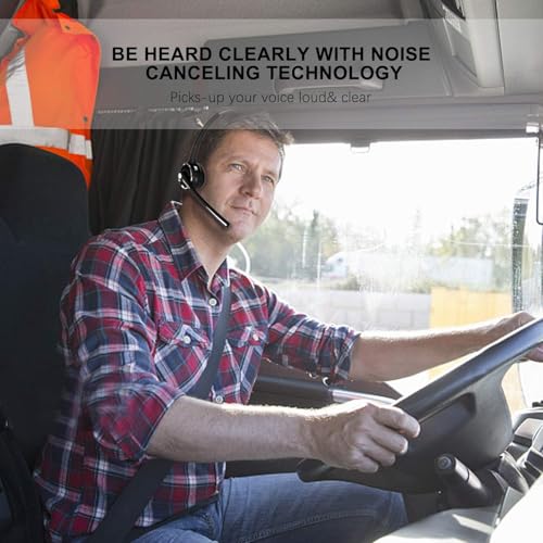 Trucker Bluetooth Headset with Noise Cancelling Mic
