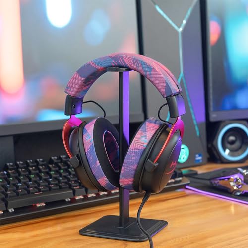 WC BandZ Cloud - Silicone Headband Cover for HyperX Cloud Series Headphones by Wicked Cushions | Enhanced Comfort, Style, & Sweat Protection | Exclusively for HyperX Cloud Series | Speed Racer - color: Speed Racer